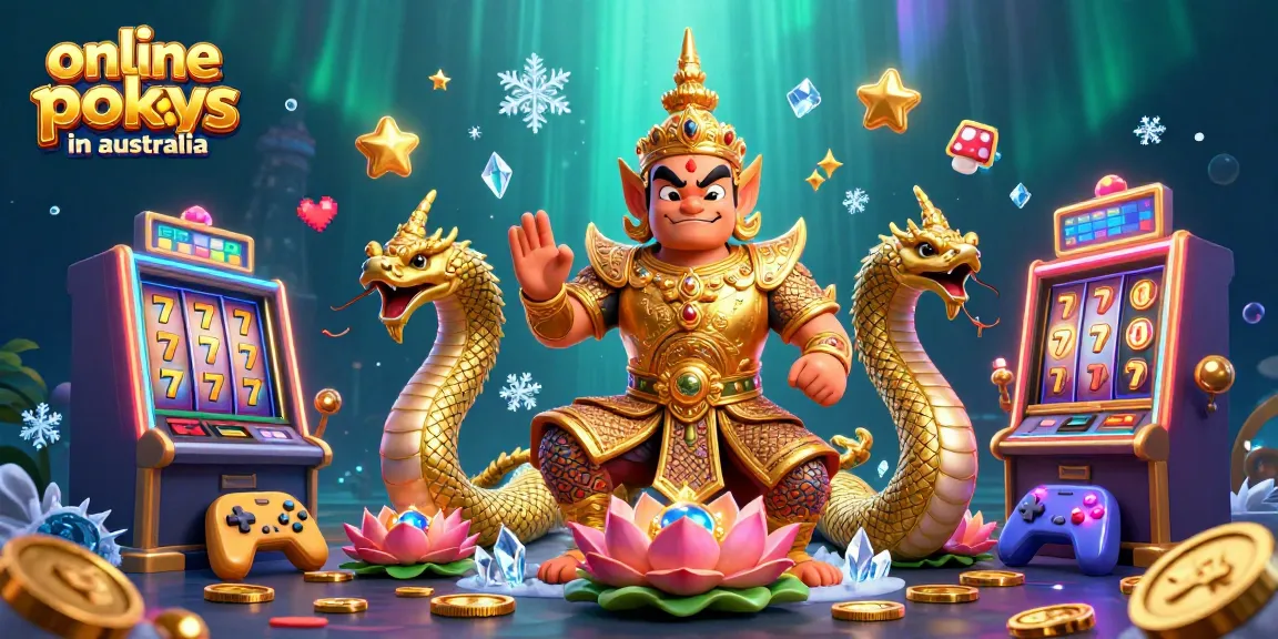 Spin to win with the best online pokies in Australia, featuring vibrant slot machines and guardians.
