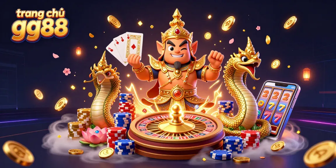Join the excitement on trang chủ gg88 with vibrant casino elements and gaming action in a rich 3D scene.