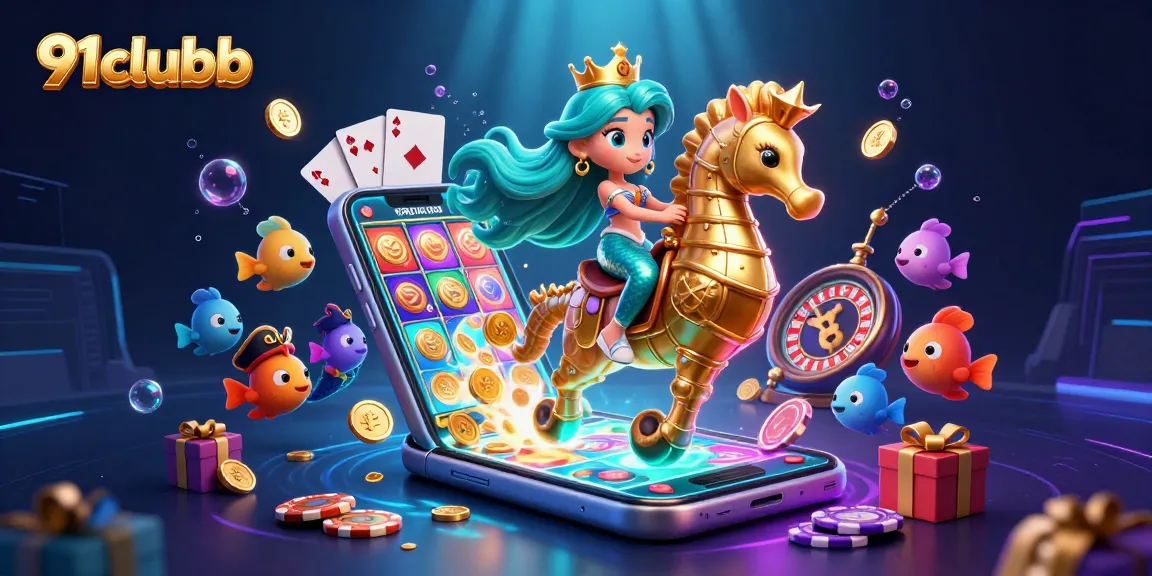 Experience thrilling wins with 91clubb in this vibrant underwater casino adventure.