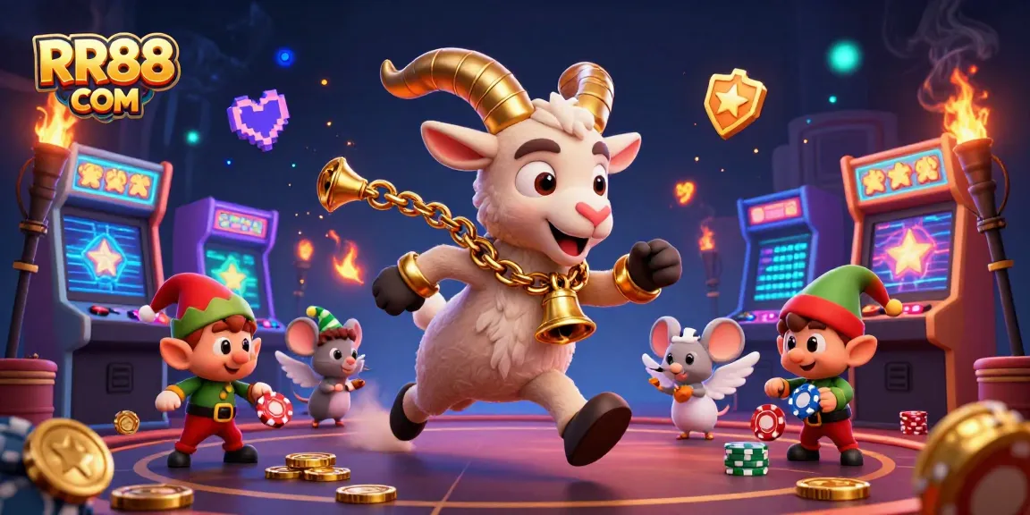 Experience the thrilling atmosphere of RR88 COM with characters in a dynamic casino scene featuring magical game elements.